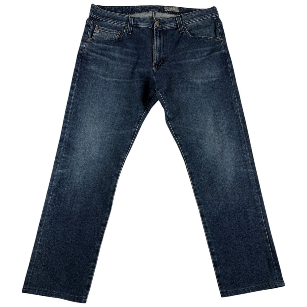 AG Adriano Goldschmied Tellis Modern Slim Jeans Mens 34x33 Blue Denim 360 Cotton